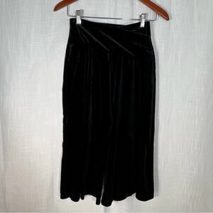 Ingredients Velvet Crossover Waist Gaucho Pants